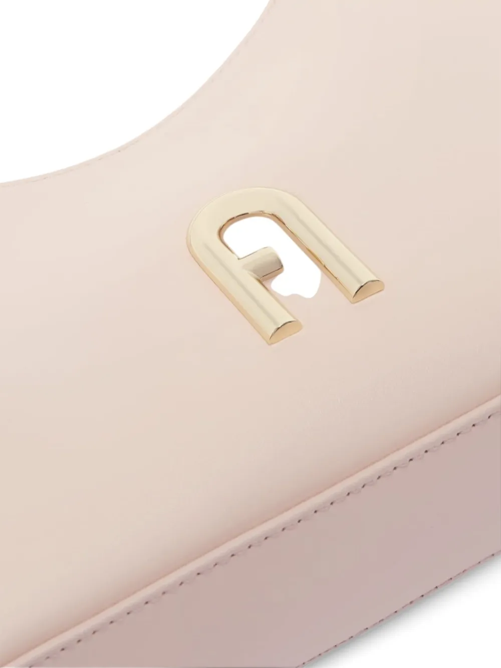 Furla Schoudertas met logoplakkaat Roze