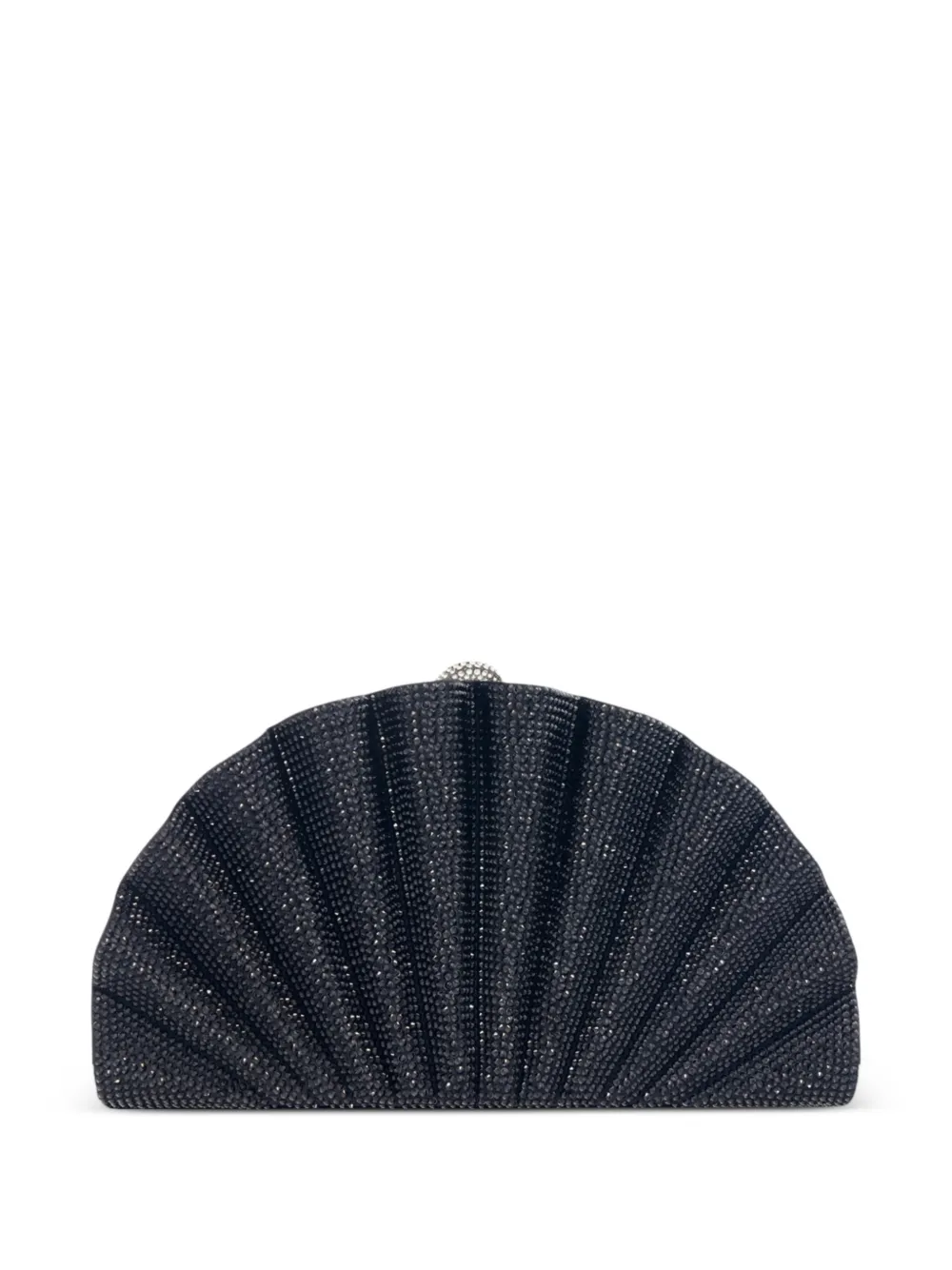 Judith Leiber Clutch Origami Fan con decorazione - Nero
