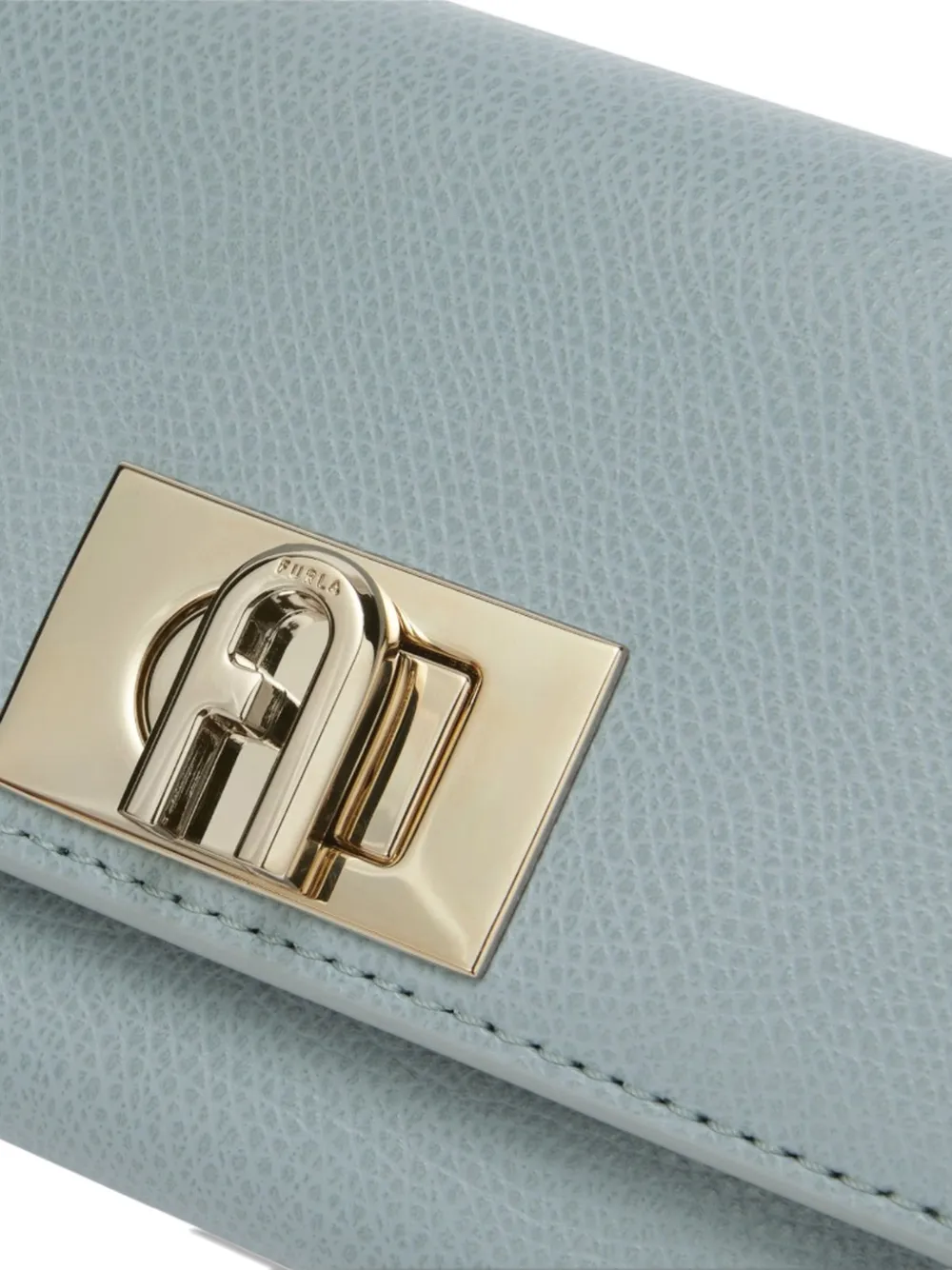 Furla 1927 portemonnee van bewerkt leer Blauw