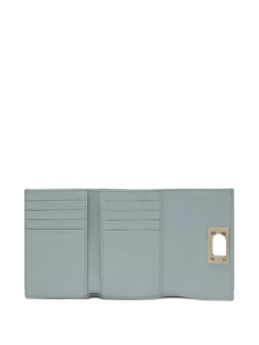 Furla 1927 portemonnee van bewerkt leer Blauw