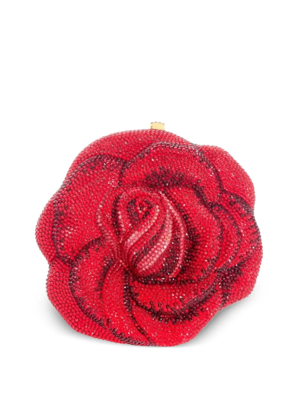 Judith Leiber Clutch Rose American con decorazione - Rosso