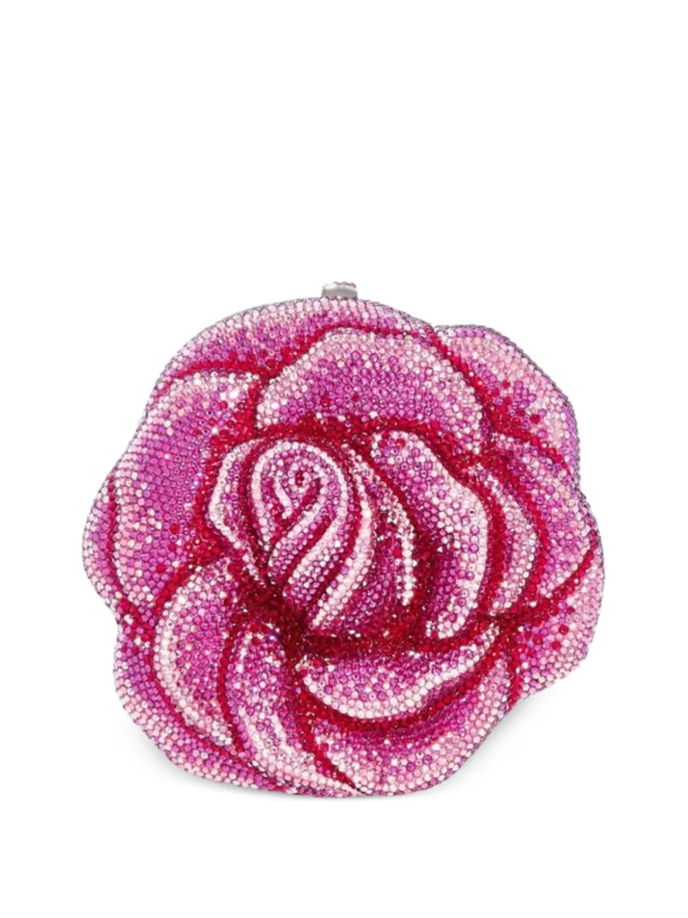 Judith Leiber Clutch Rose Josephine con decorazione - Rosa
