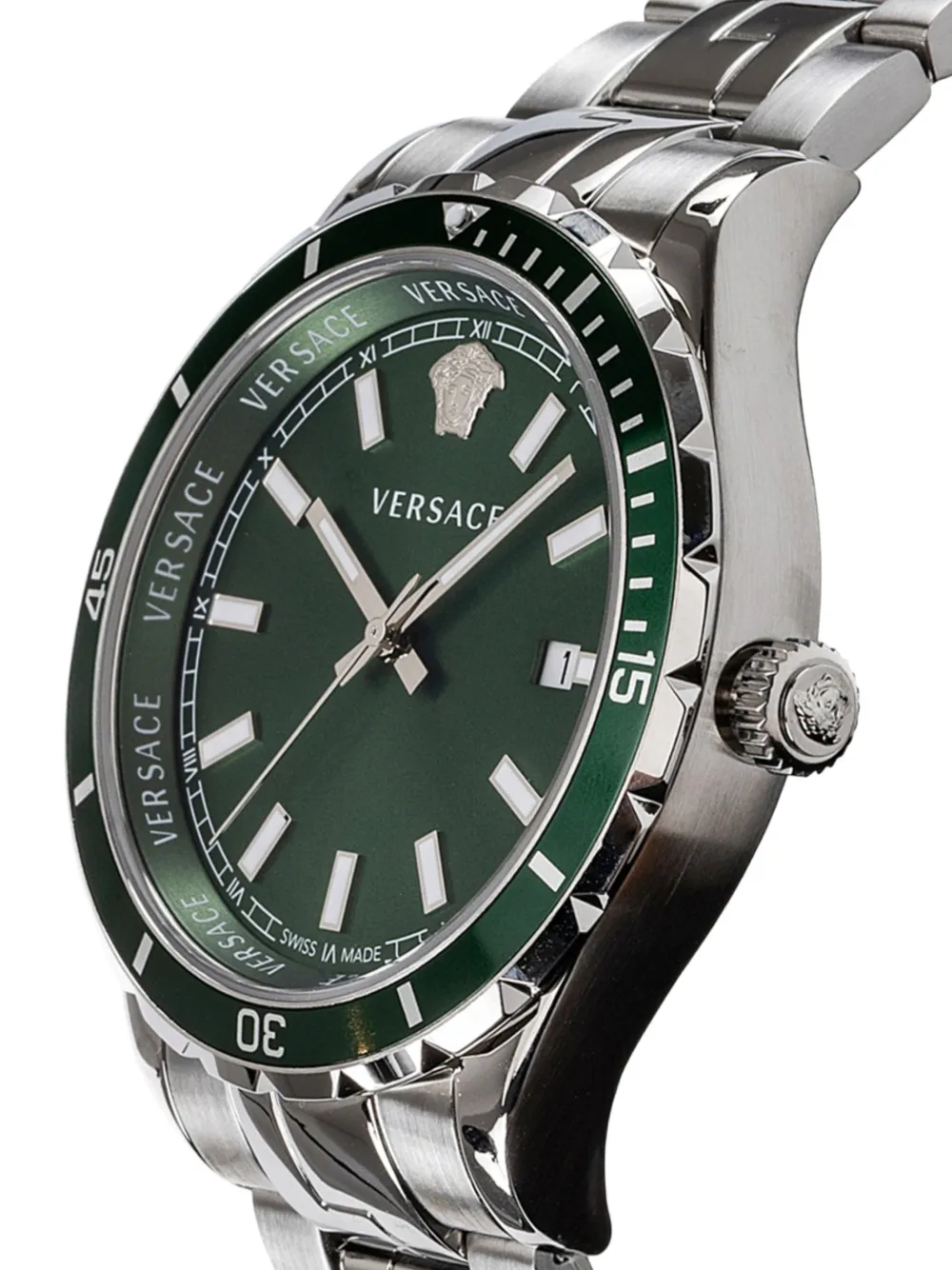  Versace Greca 42mm Watch - Vert 