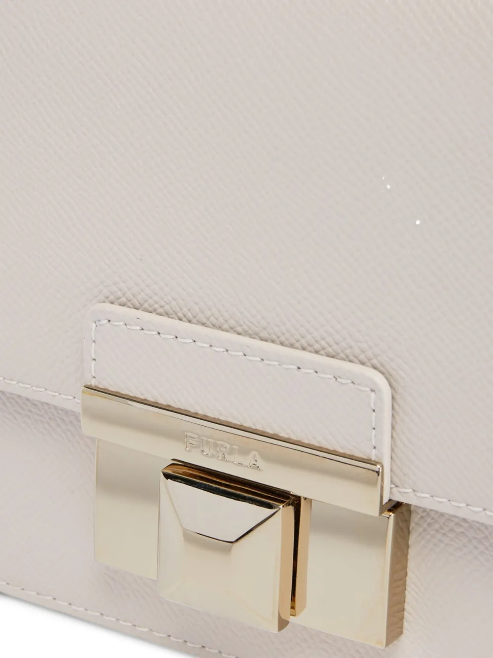 Furla Kleine Venere leren crossbodytas Beige