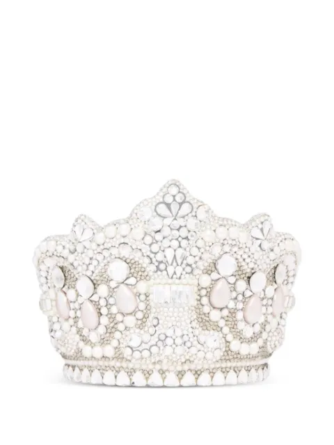 Judith Leiber Crown Diana crystal-embellishment clutch bag