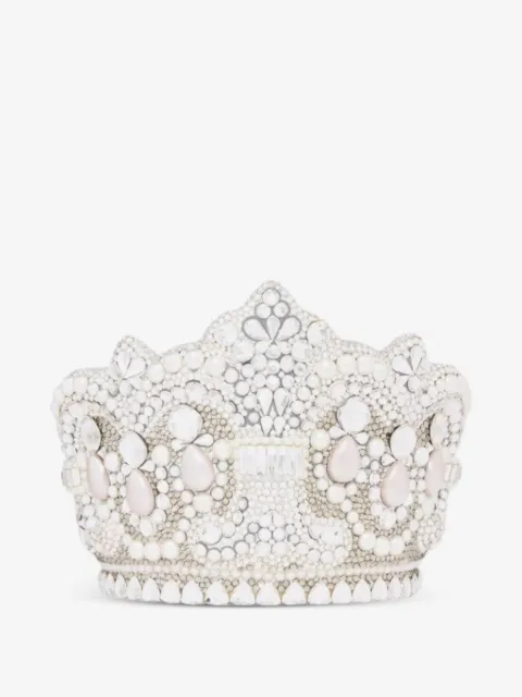 Judith Leiber Crown Diana crystal-embellishment clutch bag