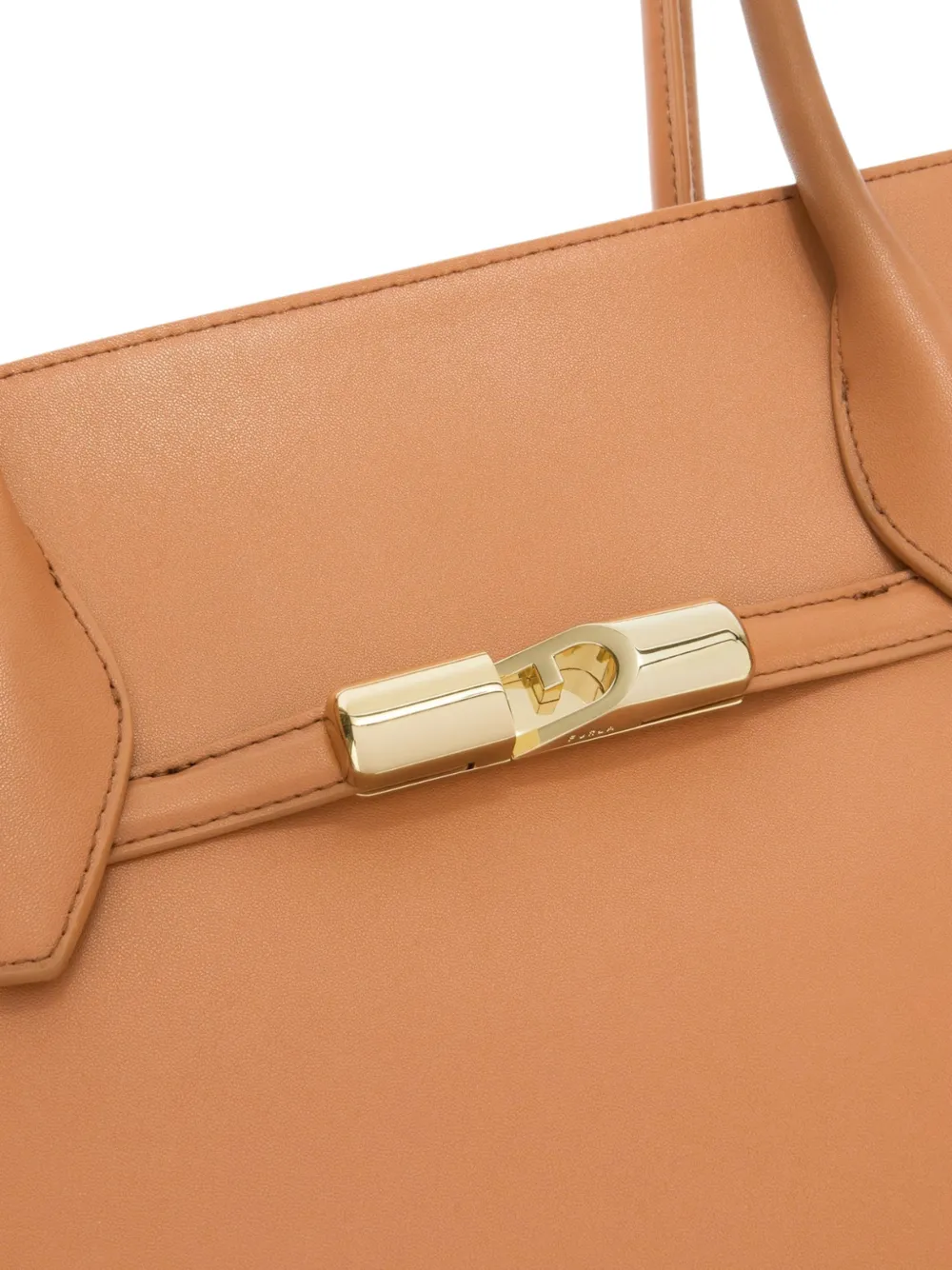 Furla Shopper met draaislot Bruin