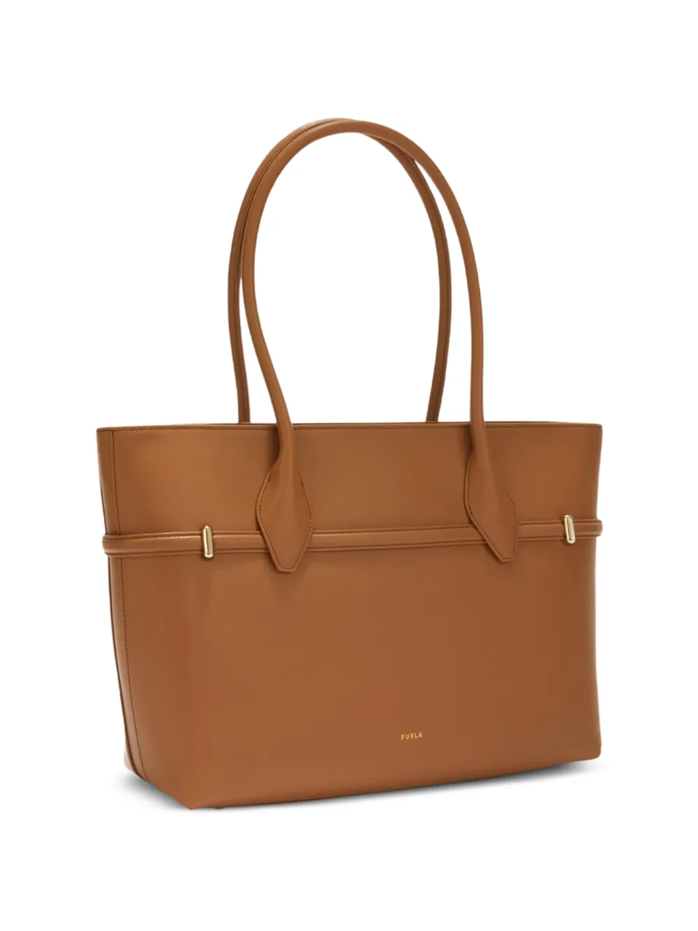 Furla Shopper met draaislot Bruin
