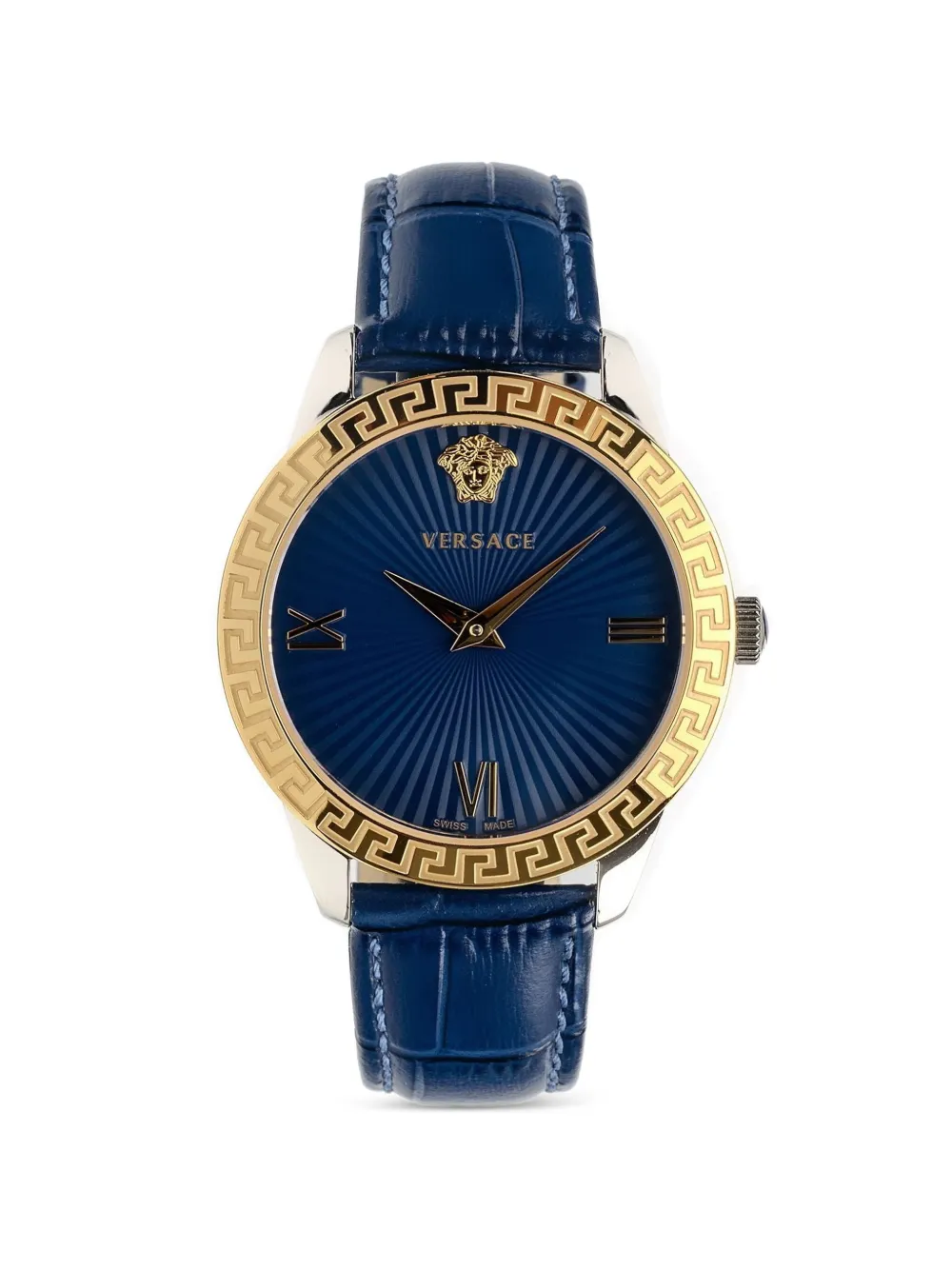 Versace Greca Bezel 38mm watch - Blu