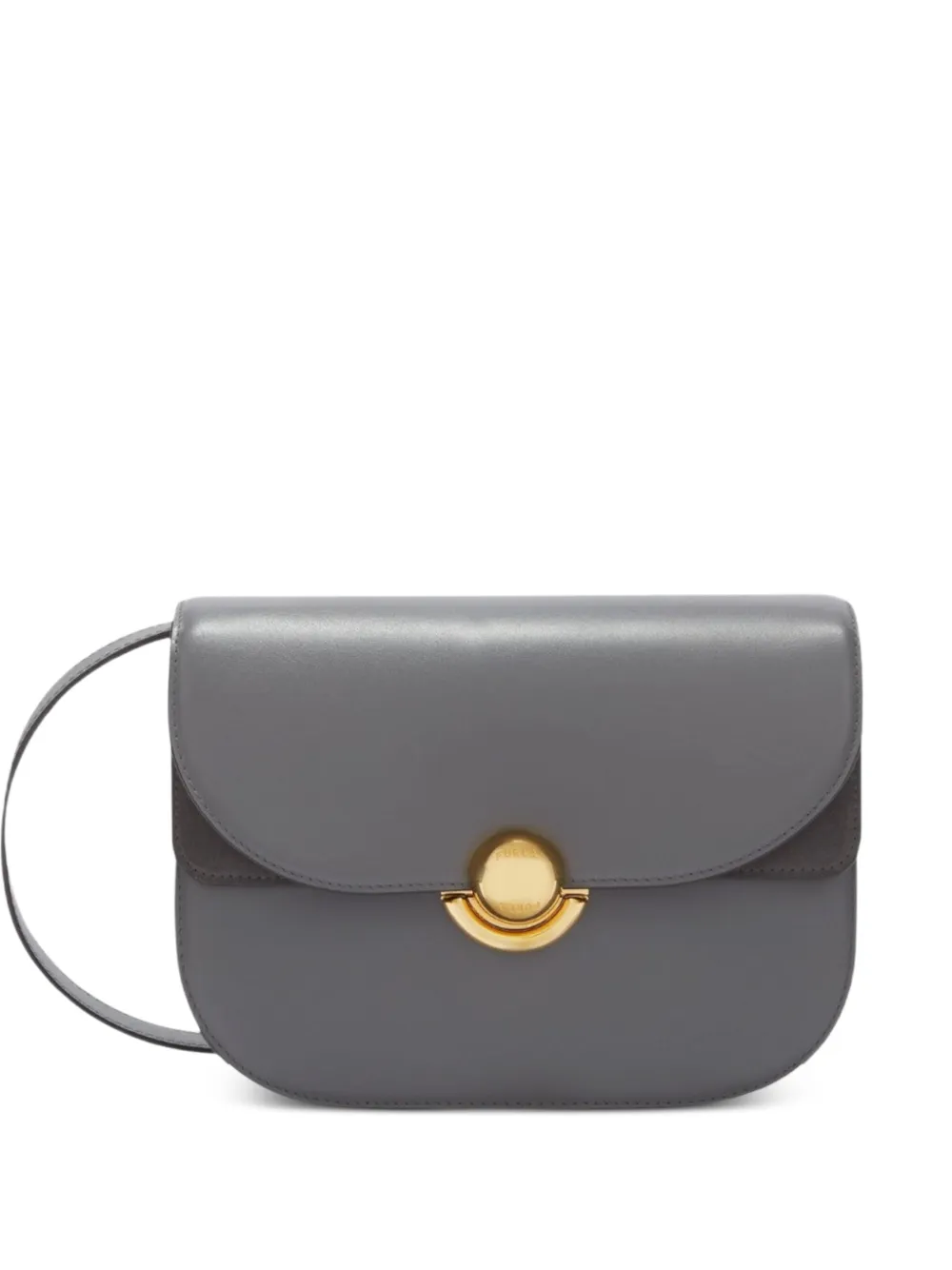 Furla Borsa a tracolla con applicazione - Grigio