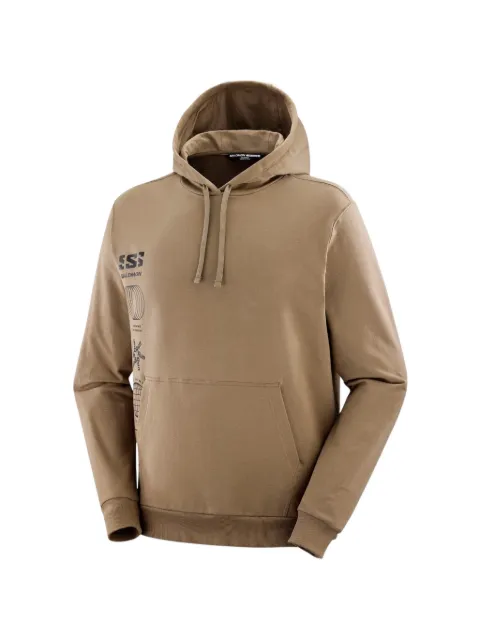 Salomon graphic-print drawstring hoodie