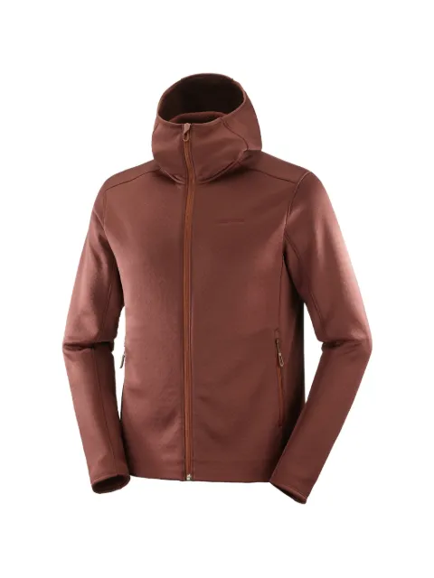 Salomon zip-up fleece-lined hoodie