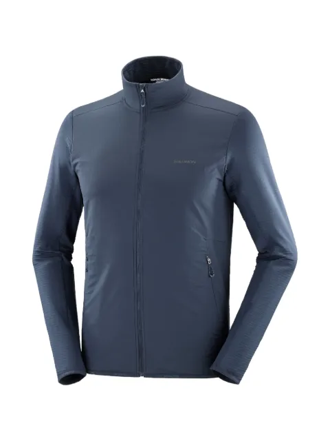 Salomon Lightwarm Hybrid zip-up high-neck jacket