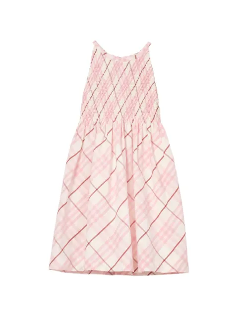 Burberry Kids Check cotton dress