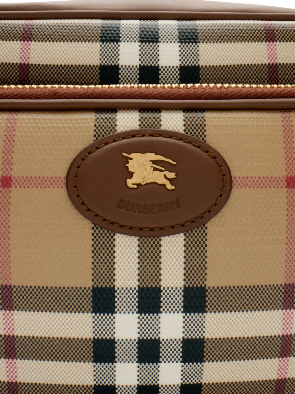 Burberry Crossbodytas met geruite zak Beige