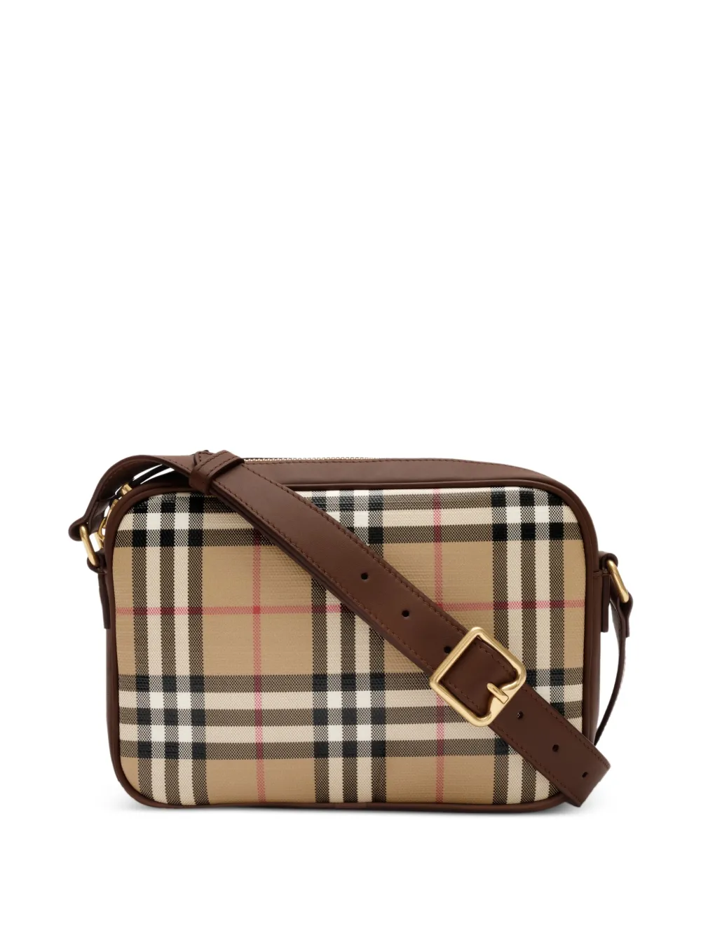 Burberry Crossbodytas met geruite zak Beige