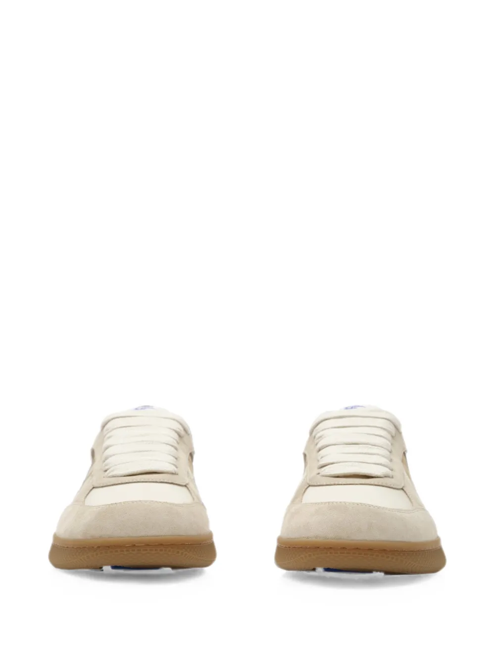 Burberry leather suede and Check Terrace sneakers Beige