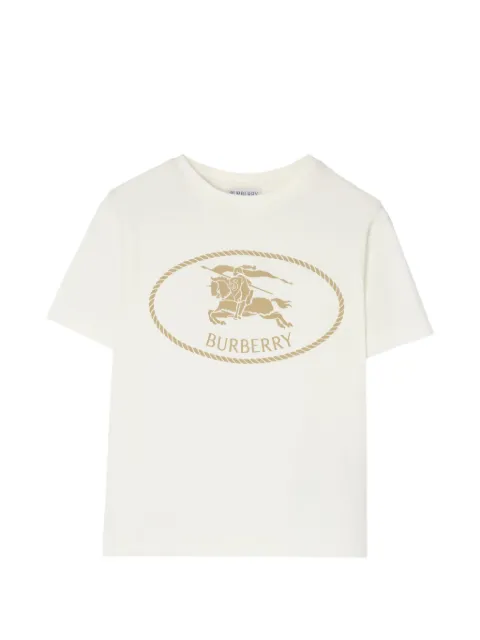 Burberry Kids Knight stamp cotton T-shirt