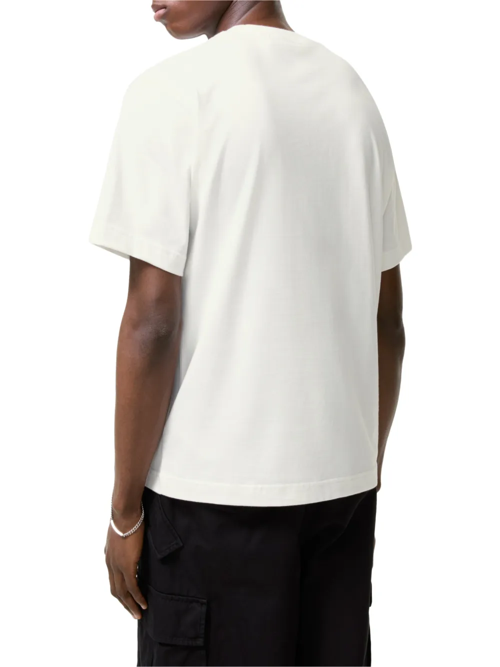 Burberry Katoenen T-shirt met geruite vlag Beige