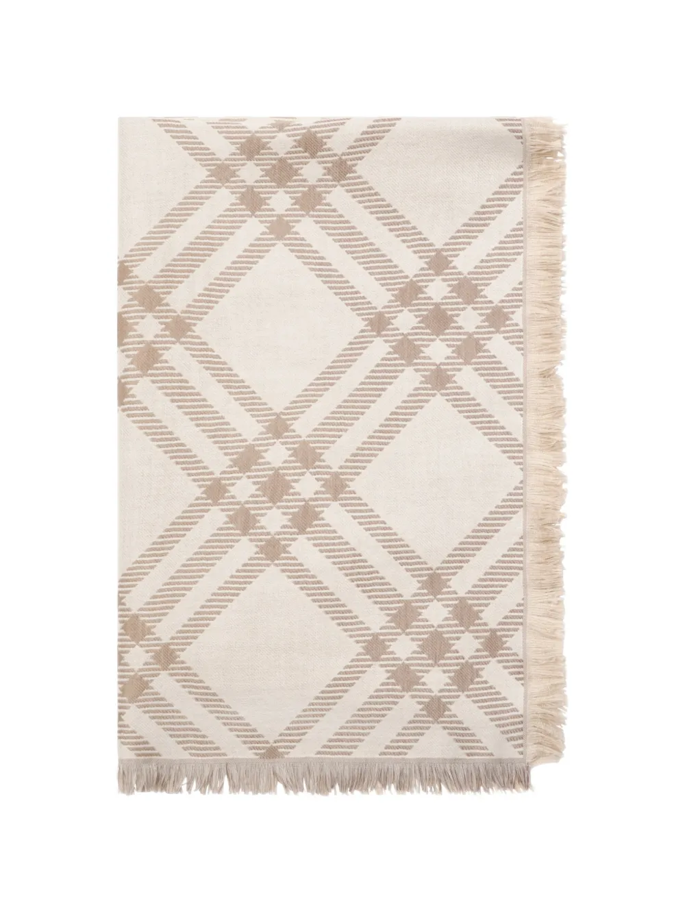 Burberry Geruite sjaal Beige