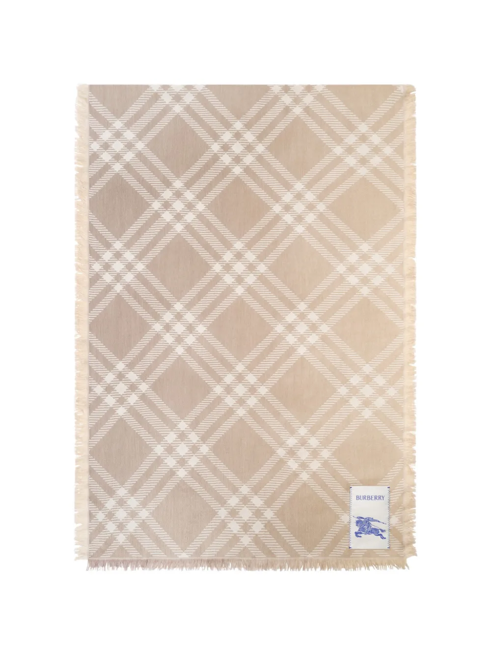 Burberry gradient Check wool silk scarf - Neutrals