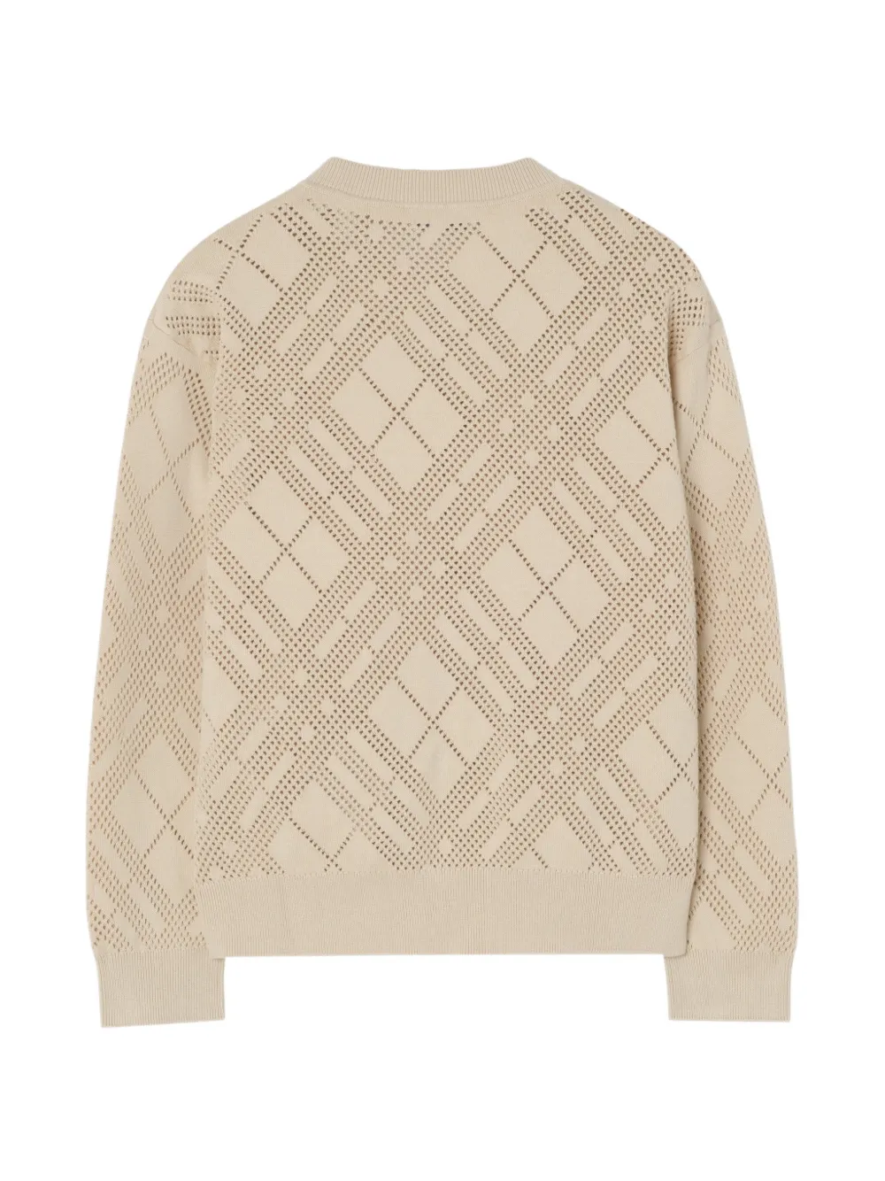Burberry Kids Gebreid vest Beige