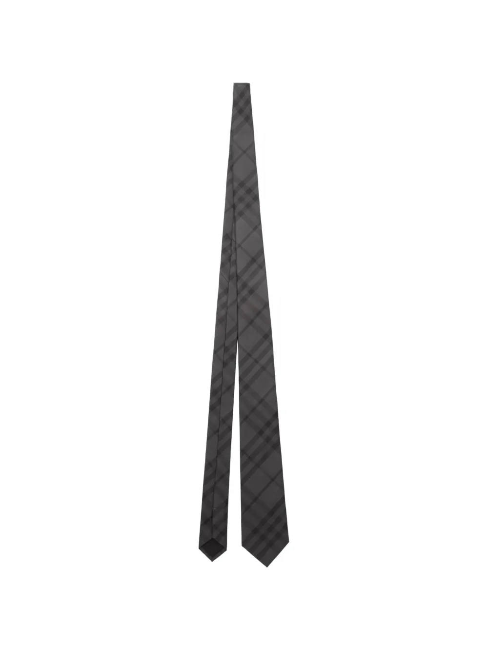 Burberry Check silk tie - Grau
