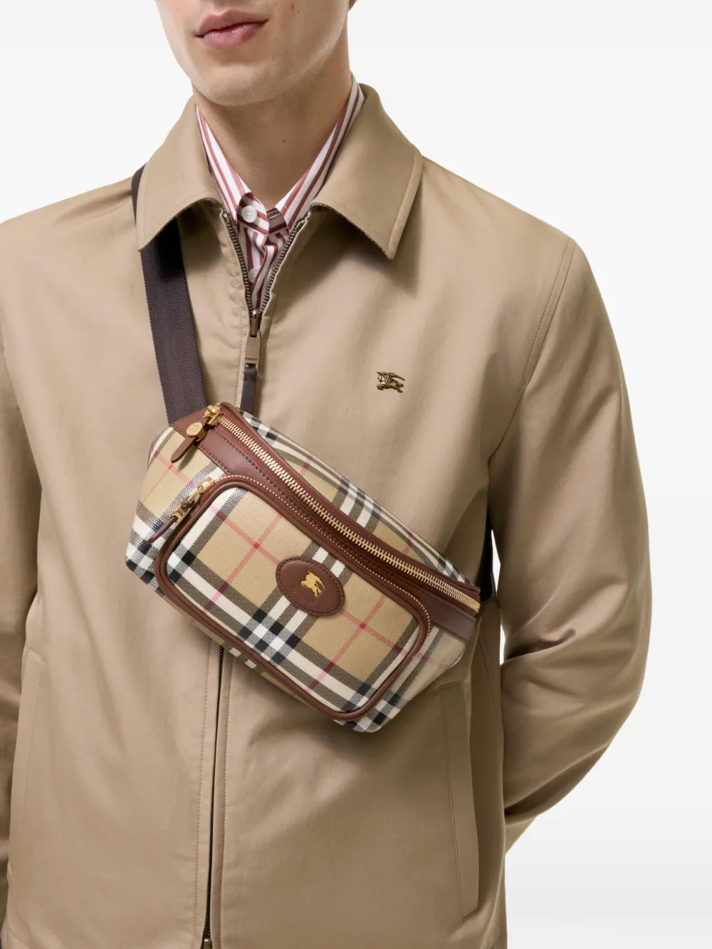 Burberry Geruite heuptas Beige