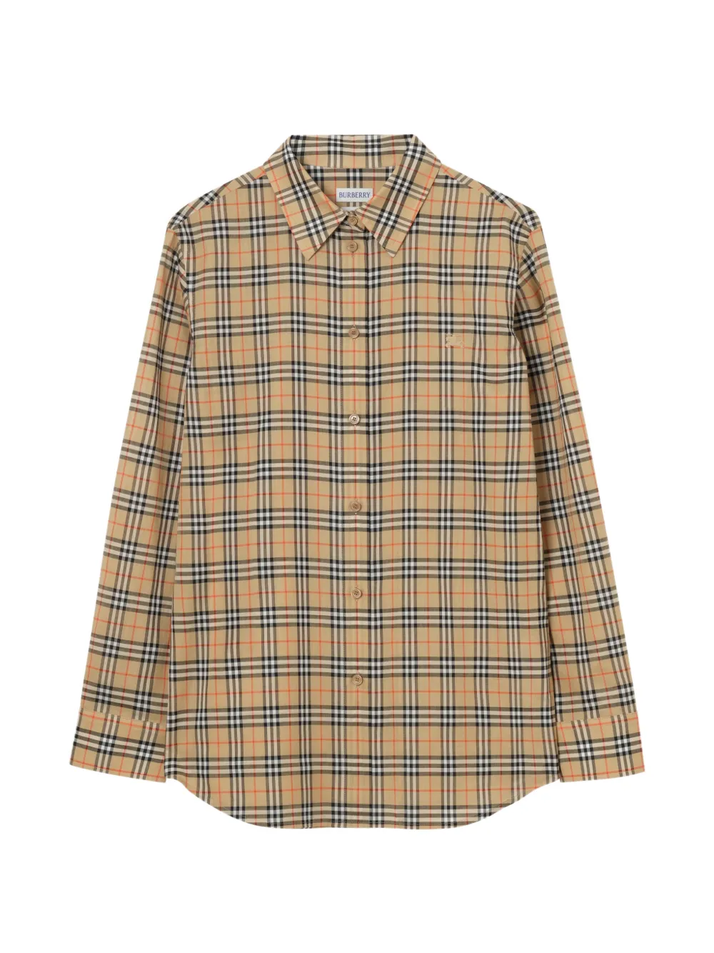 Burberry classic-fit Check cotton shirt - Neutrals