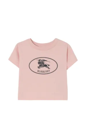 Burberry Kids Logo Bear Cotton T-shirt | Pink | FARFETCH