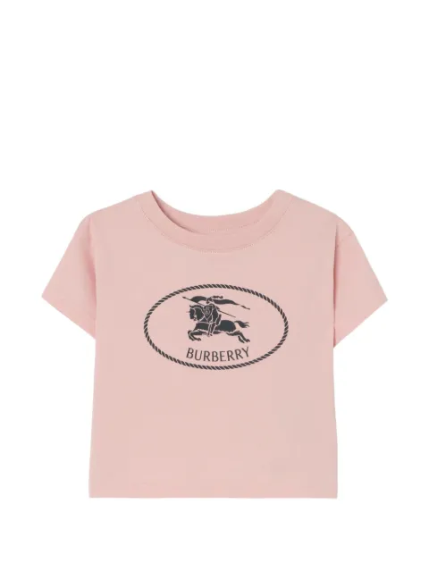 Burberry Kids Knight-stamp cotton T-shirt