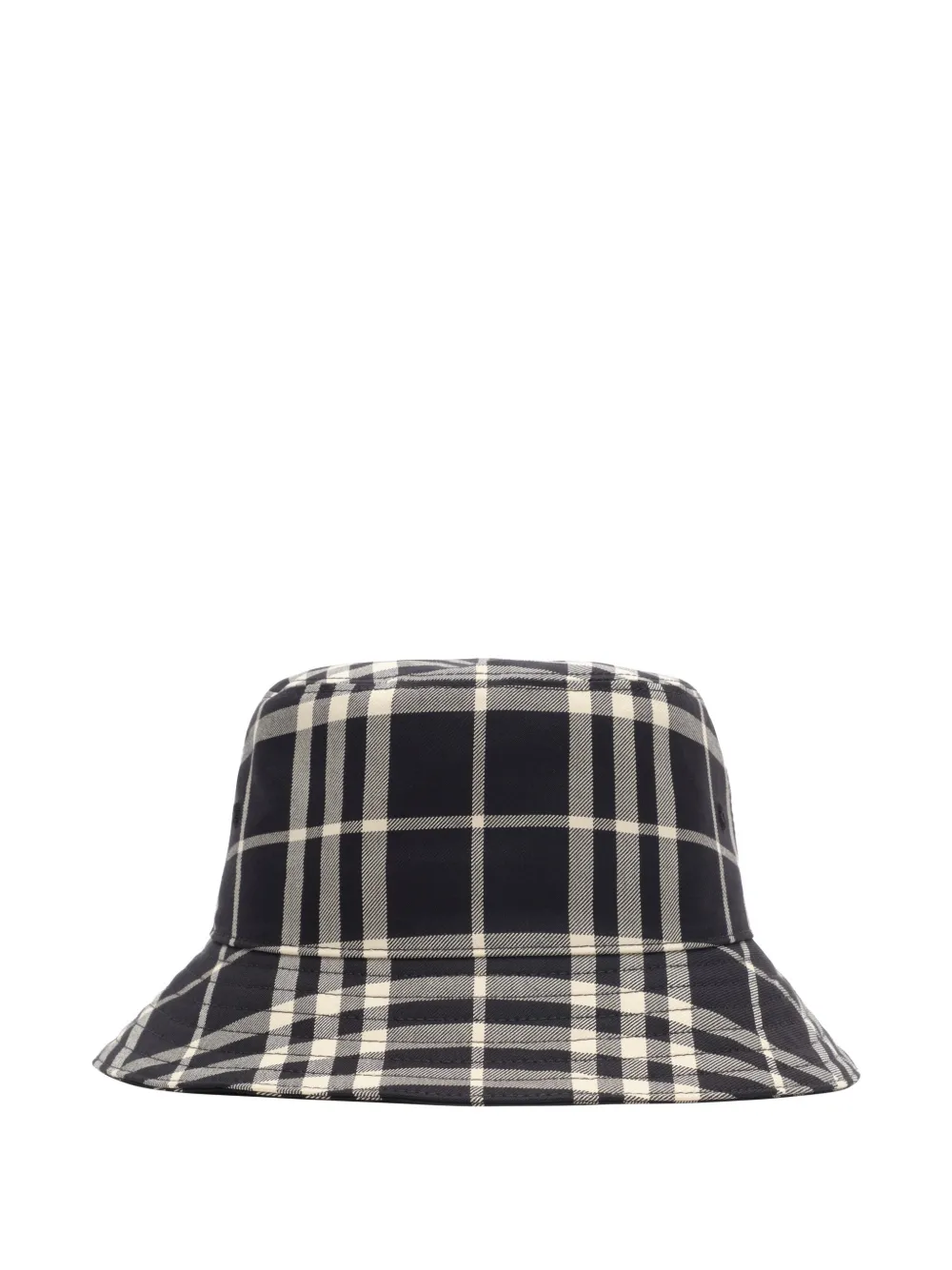 Burberry Check cotton bucket hat - Nero