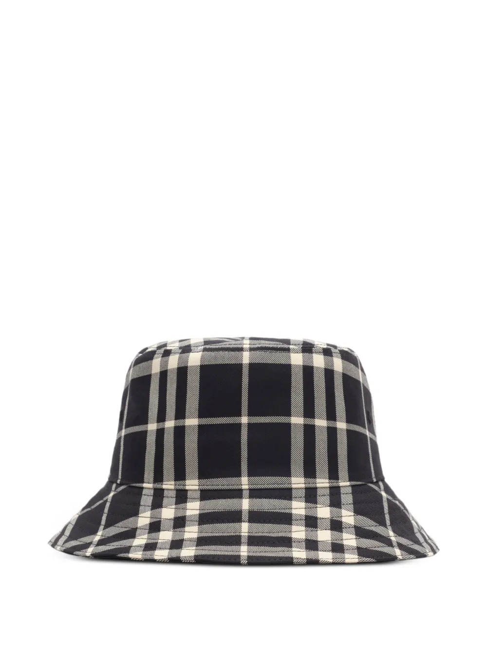 Burberry Check cotton bucket hat - Nero