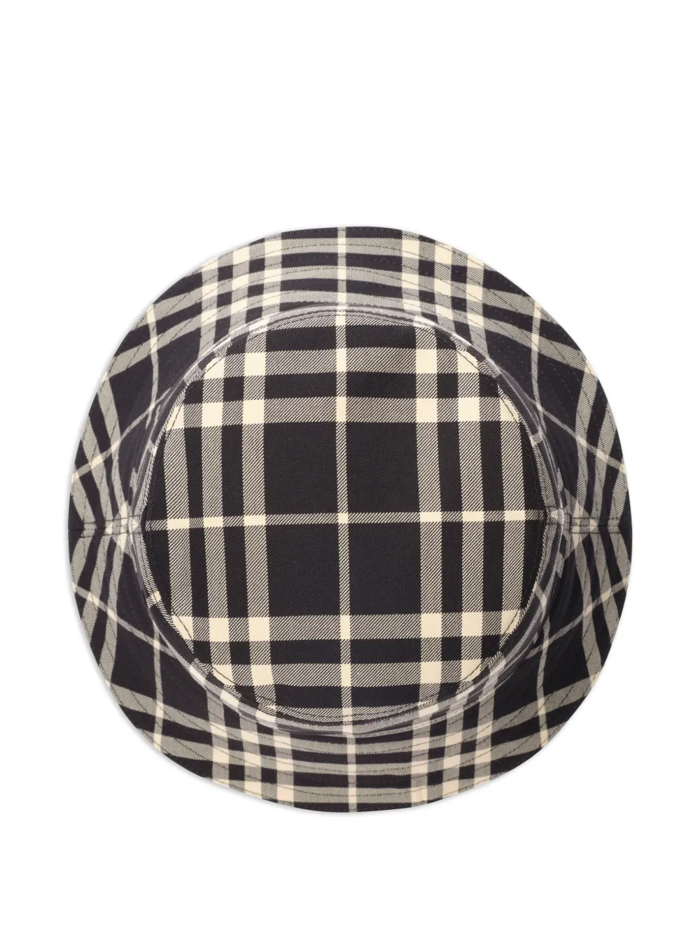 Burberry Check katoenen vissershoed Zwart