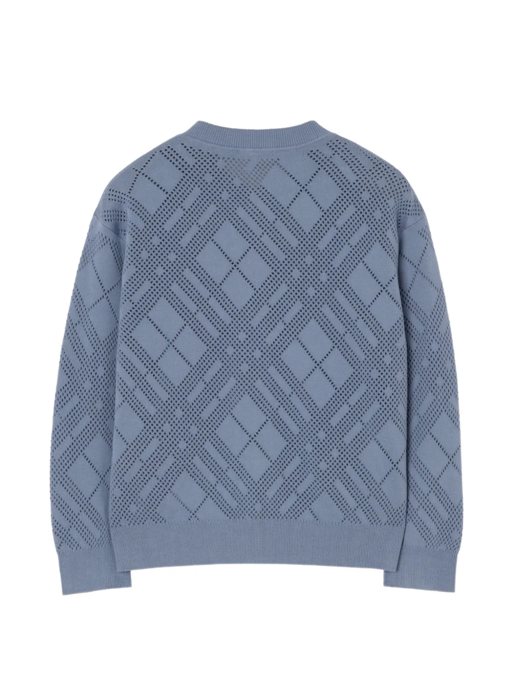 Burberry Kids Gebreid vest Blauw