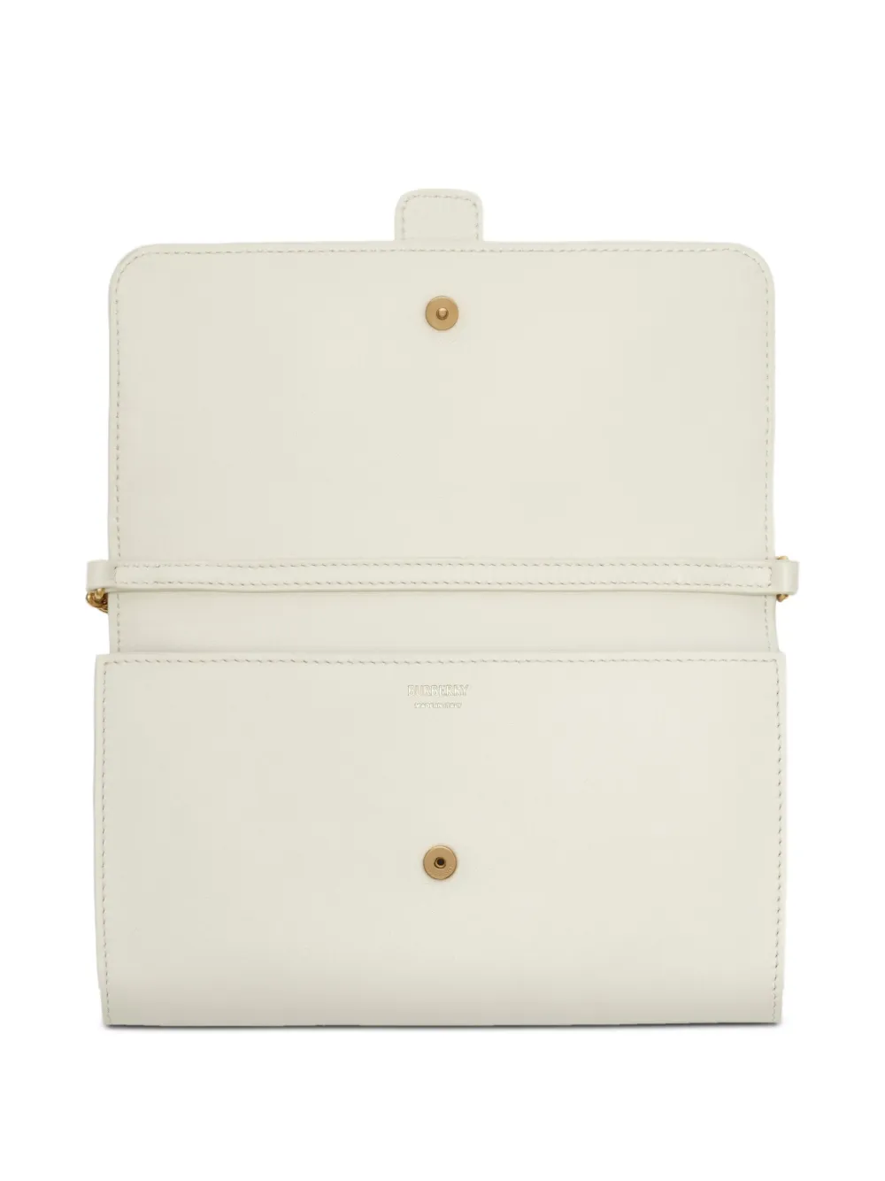Burberry Rider portemonnee met ketting Beige