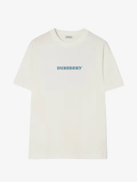 Burberry تيشيرت 'هيريتدج' قطن بشعار الماركة