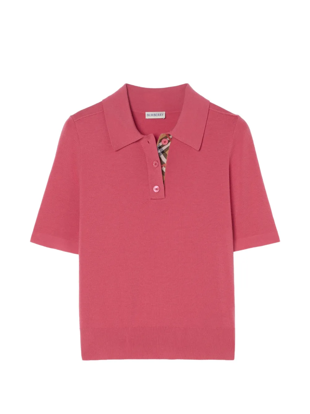 Burberry wool polo shirt - Pink