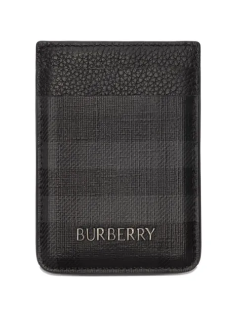 Burberry City Check magnetic card case
