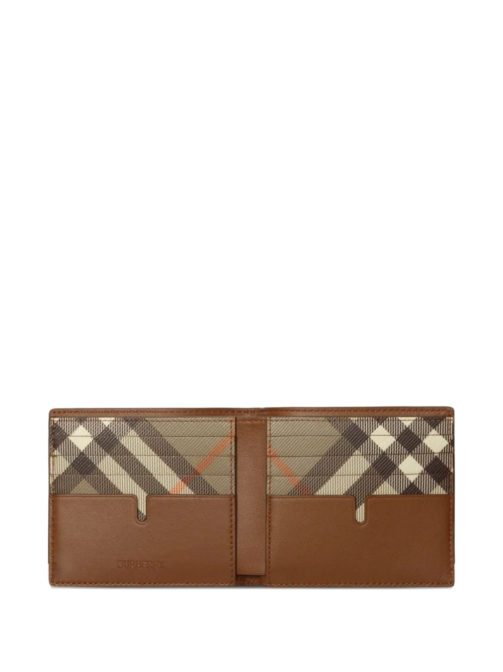Burberry Check portemonnee Bruin