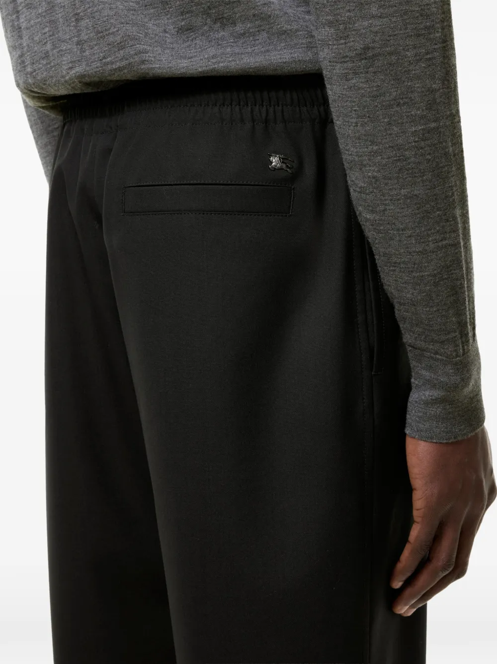 Burberry Wollen trainingsbroek Zwart