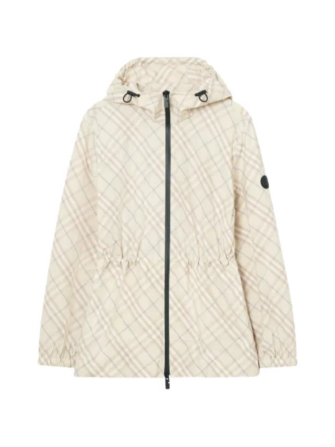 Burberry chaqueta liviana a cuadros