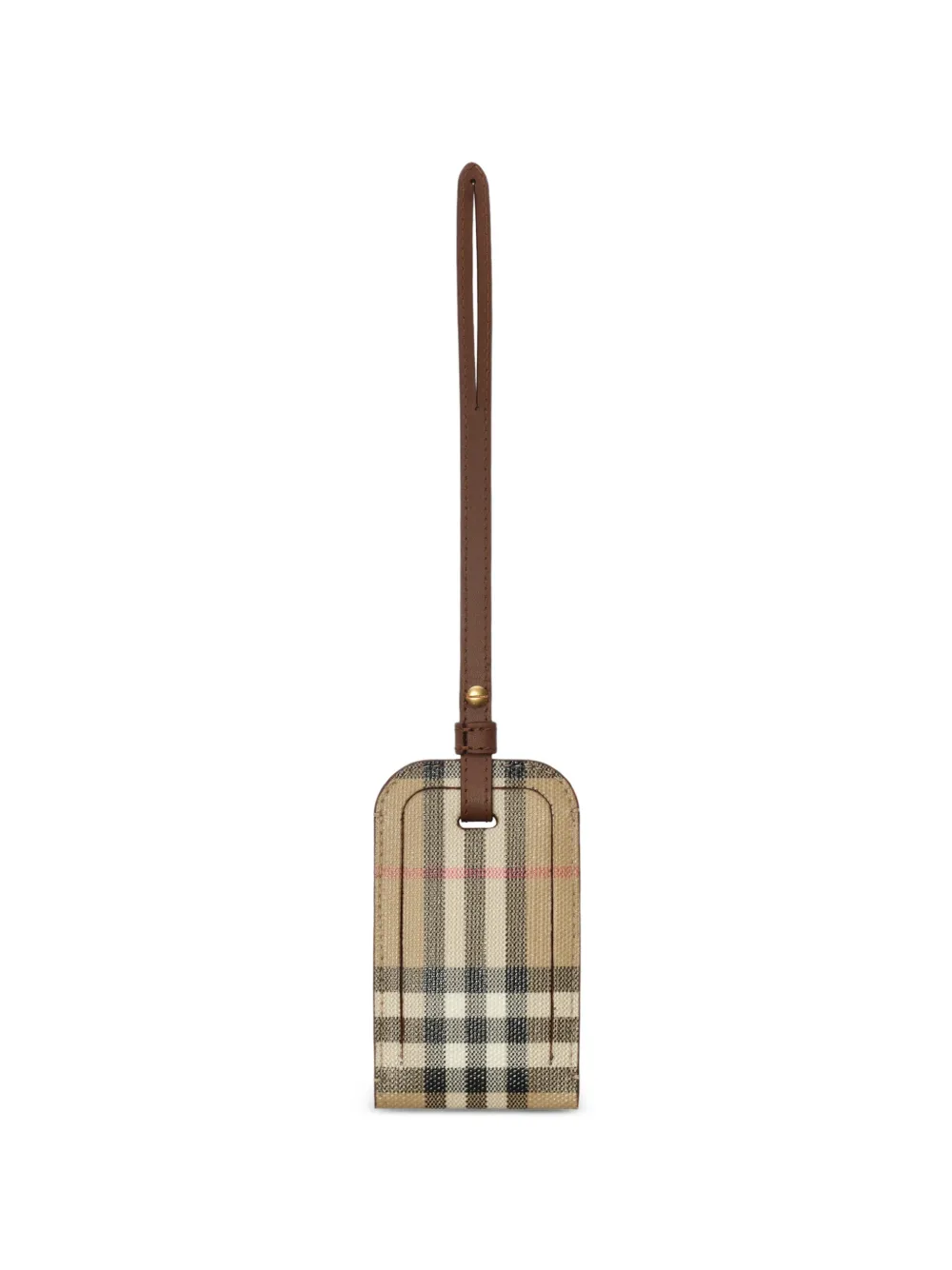  Burberry Etiqueta De Equipaje Con Motivo Check - Neutro 