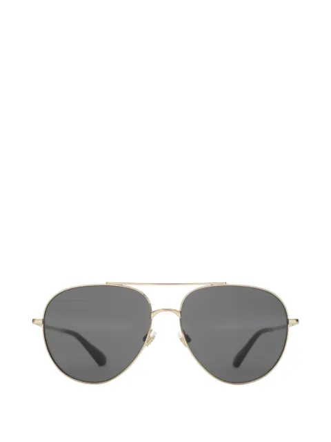 Burberry metal Check pilot sunglasses