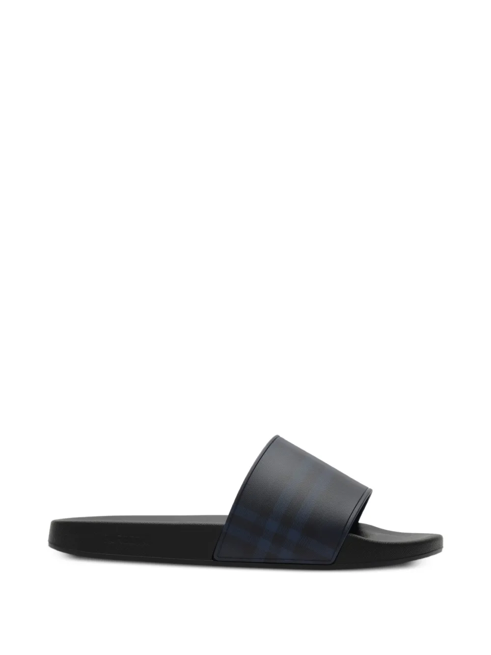 Burberry Check slides - Blu