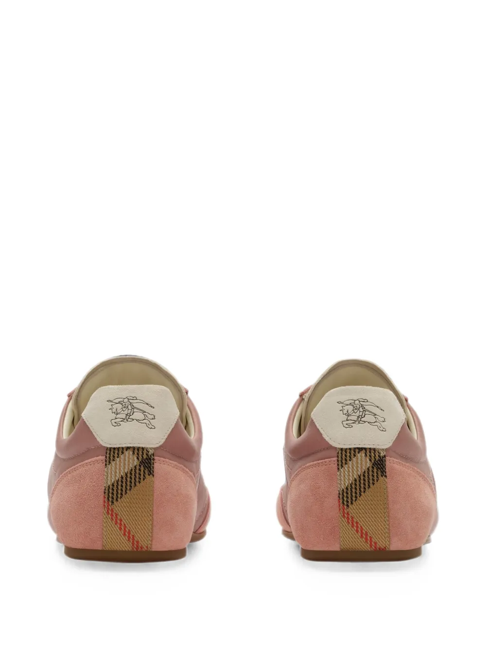 Burberry leather Knight Runner sneakers Roze