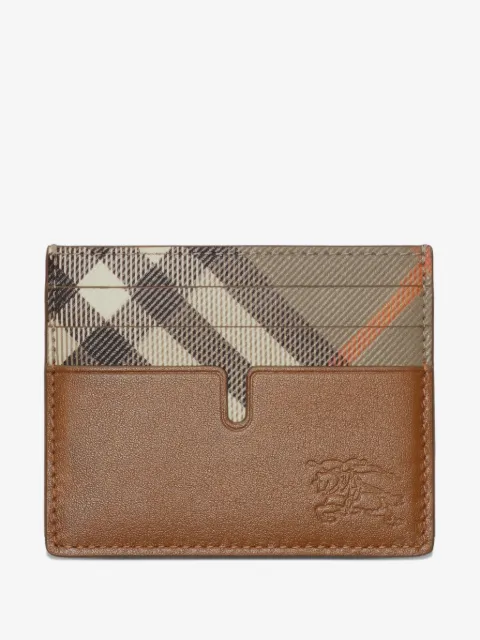 Burberry kortholder med ternet kant