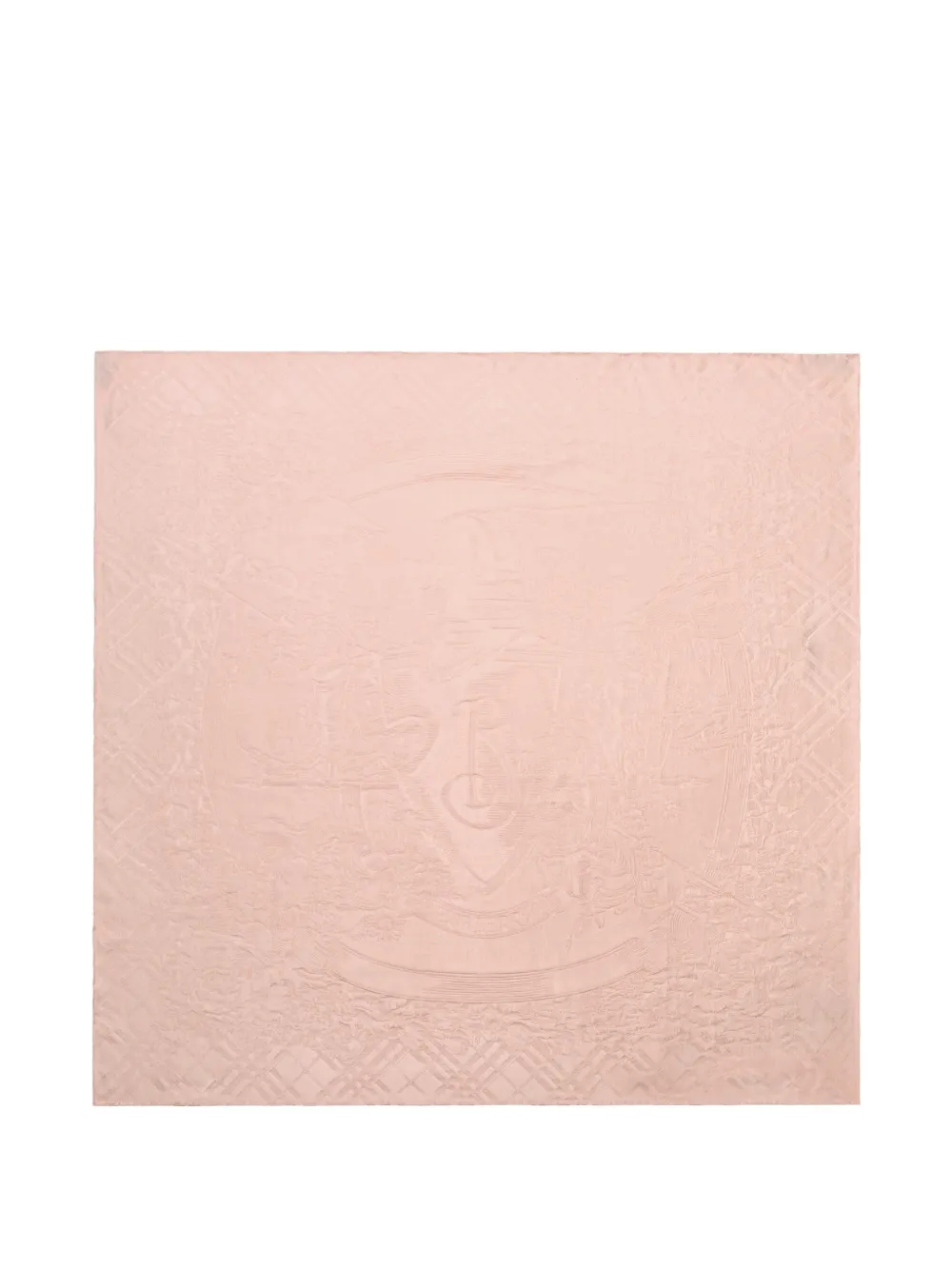 Burberry Floral Crest zijden sjaal Roze