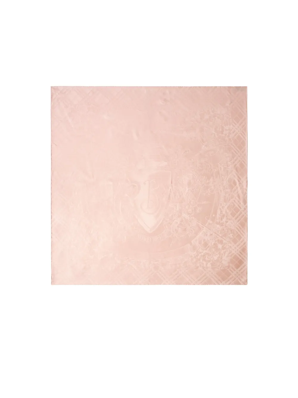Burberry Floral Crest zijden sjaal Roze