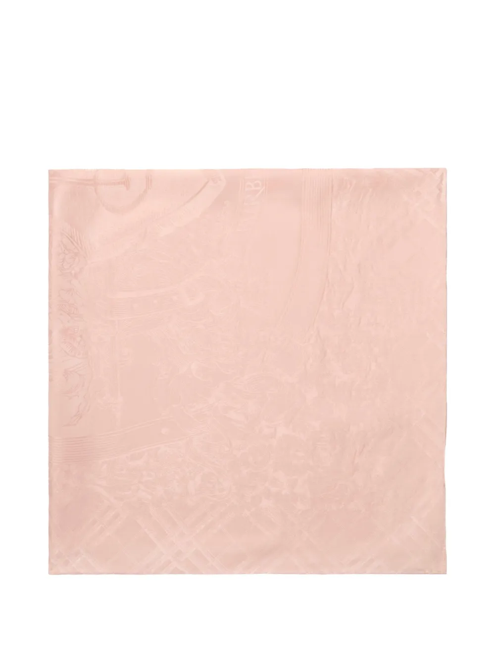 Burberry Floral Crest zijden sjaal Roze